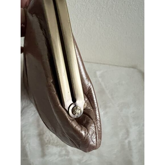 hobo international Women’s Clutch Handbag Champagne Gold Brown - Picture 7 of 16